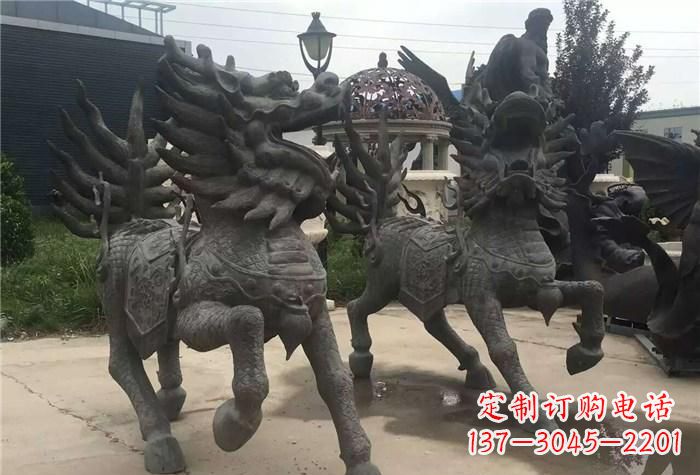 绵阳古代铜雕麒麟