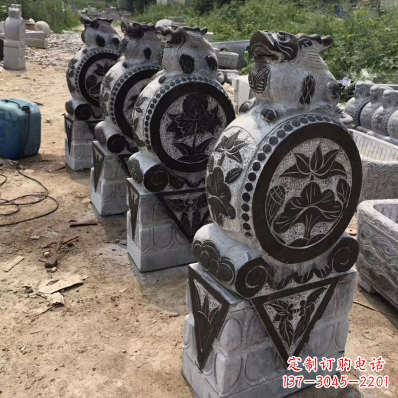 绵阳定制古典门墩雕塑,展现古典文化精髓