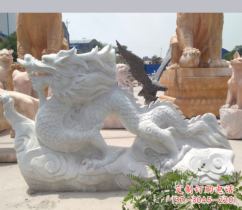 绵阳古代镇宅动物龙石雕