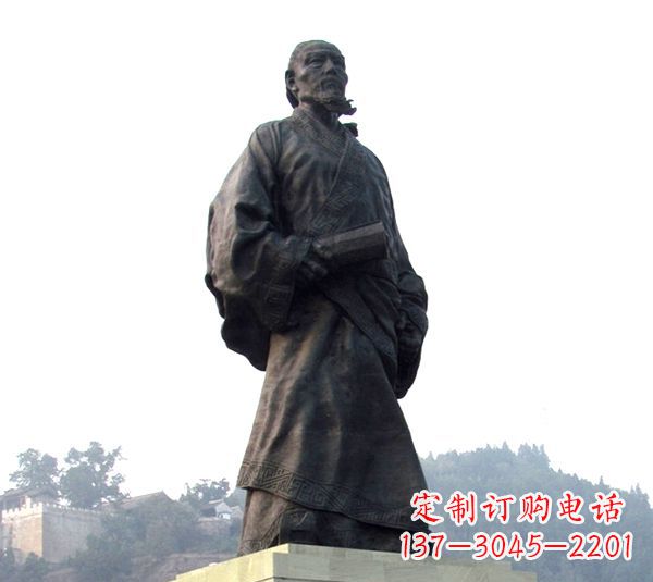 绵阳中领雕塑司马迁雕像,正宗传承古代文化