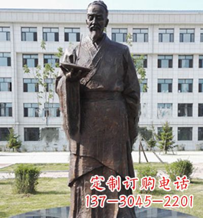 绵阳传承古代珍贵文化—祖冲之铜雕塑