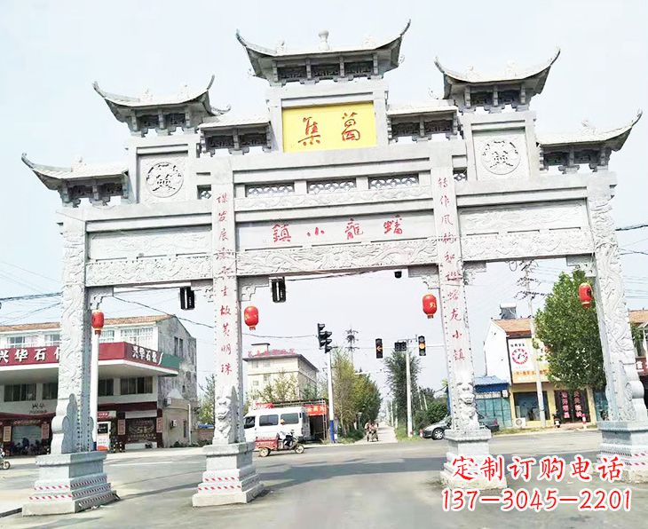 绵阳牌坊雕塑:传承古典文化,新的艺术精粹