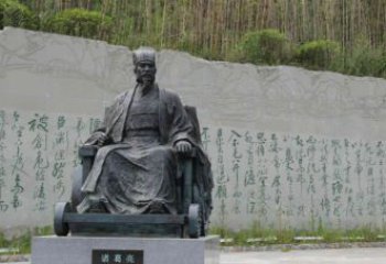 绵阳古典诸葛亮雕塑