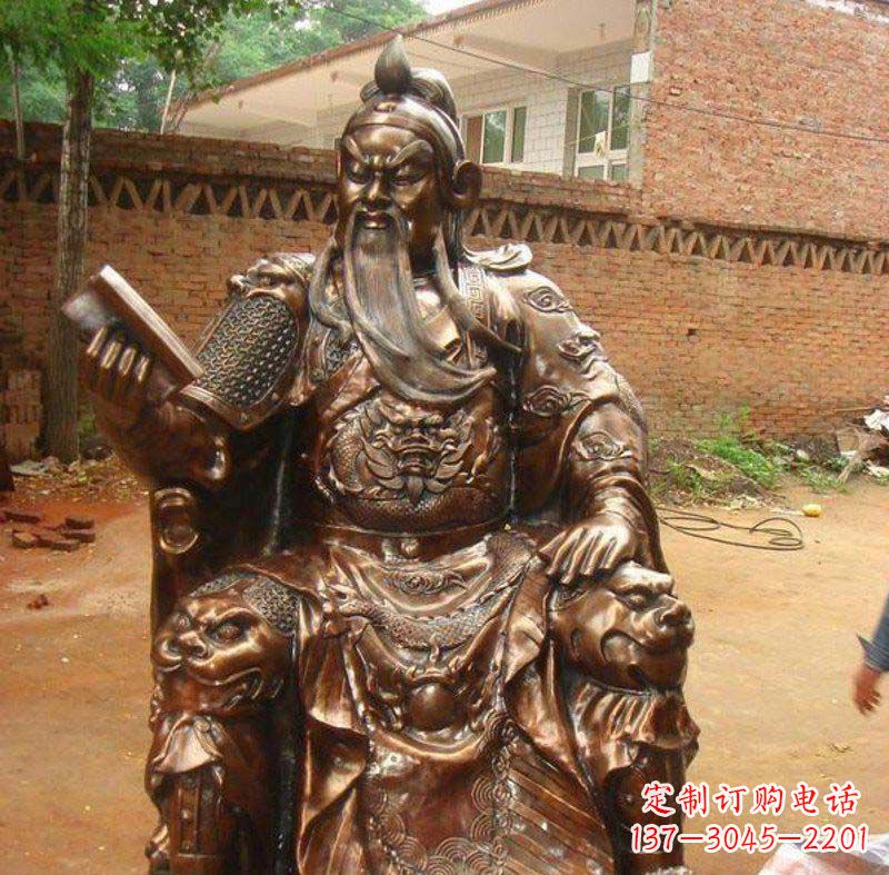 绵阳天下英雄,关公雕塑