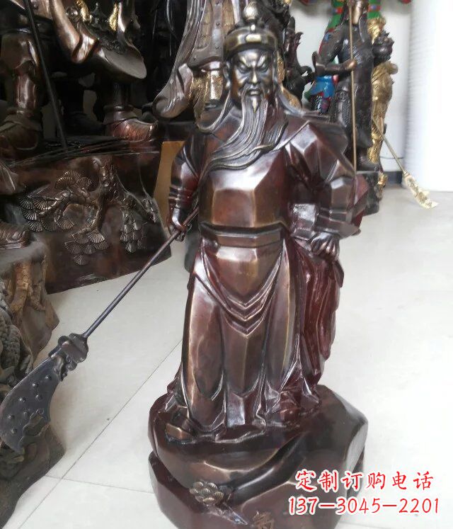 绵阳中领雕塑&关公铜雕