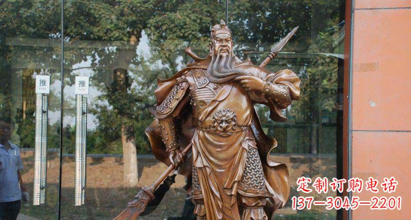 绵阳关公古代人物铜雕