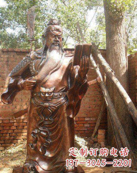 绵阳全新关公铜雕,让你的收藏更个性!