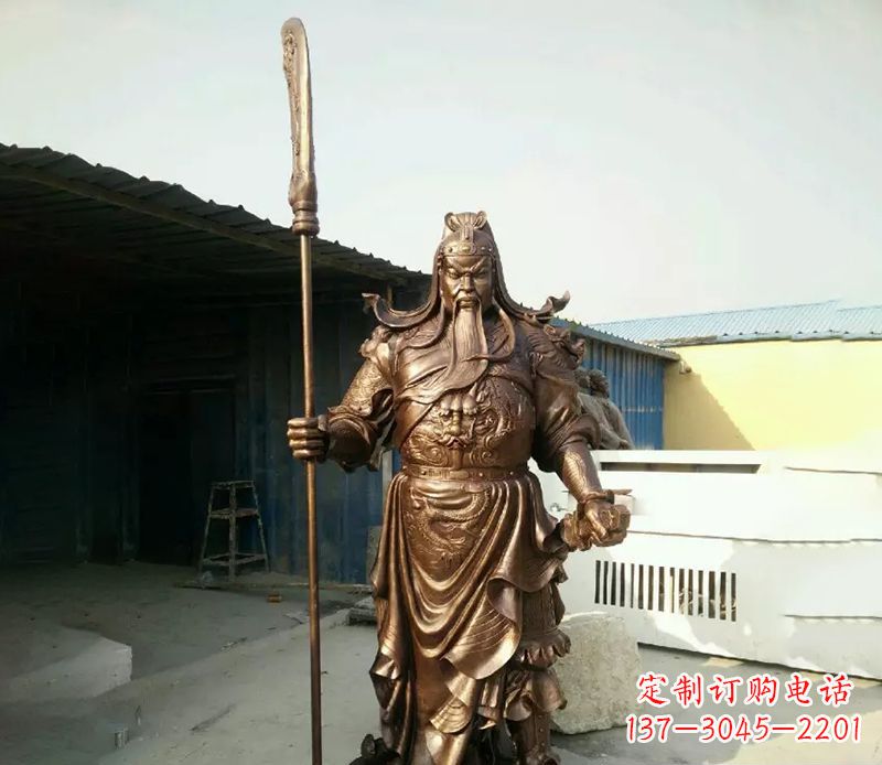绵阳关公人物铜雕