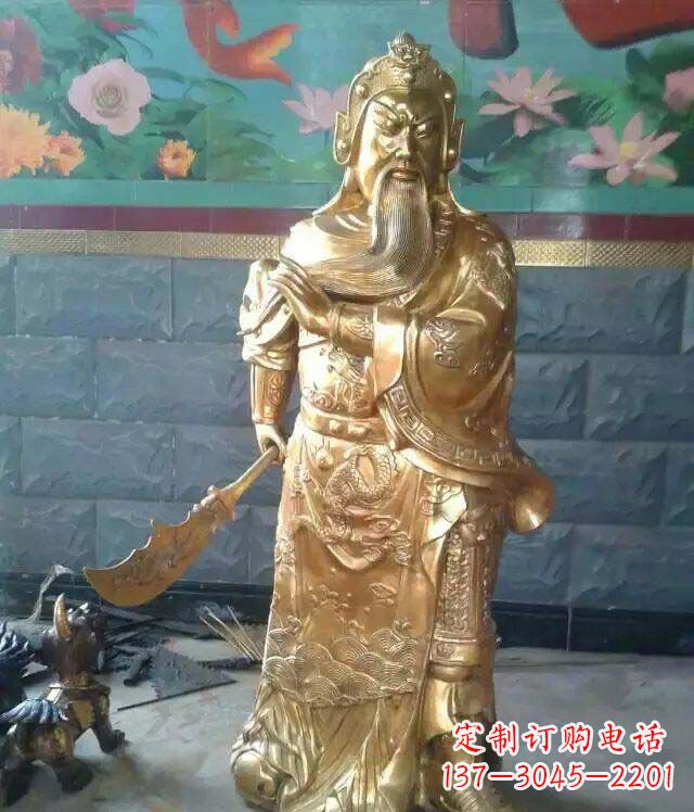 绵阳精美铜雕关公雕塑