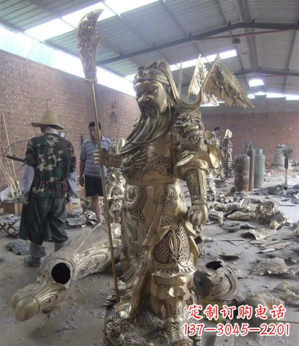 绵阳关公铜雕:传承中国传统文化
