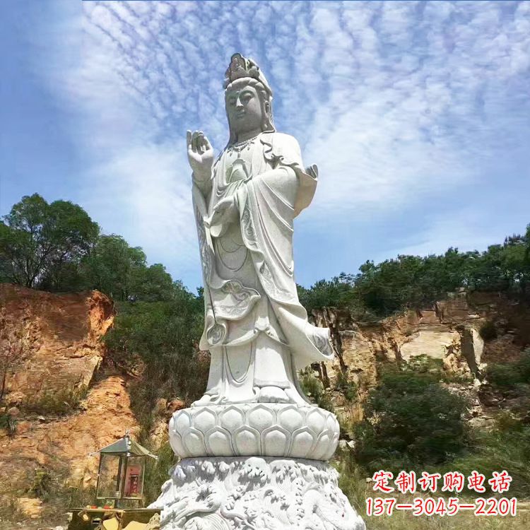 绵阳观音菩萨石雕大型景观雕塑