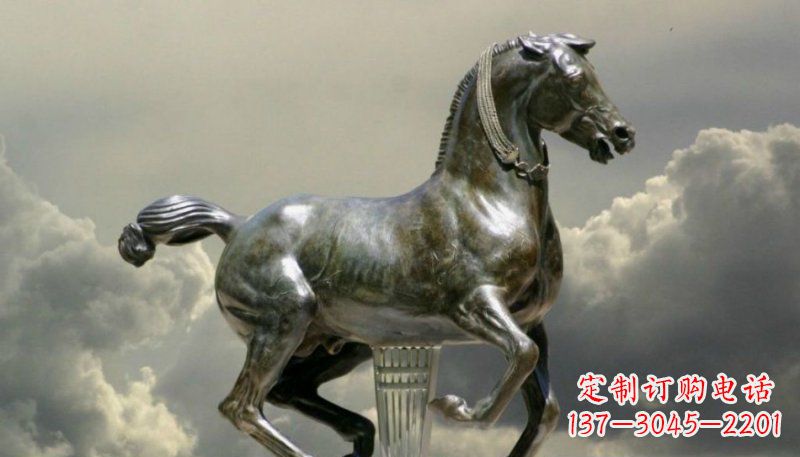 绵阳广场奔马景观铜雕