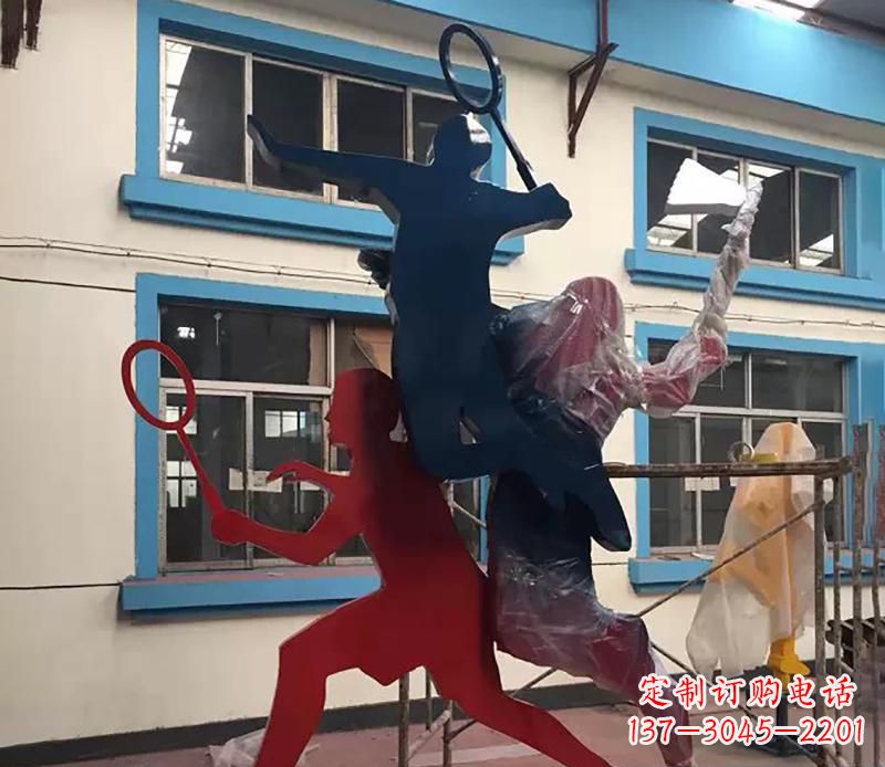 绵阳2英寸不锈钢羽毛球雕塑