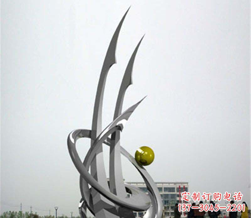 绵阳不锈钢帆船抽象雕塑