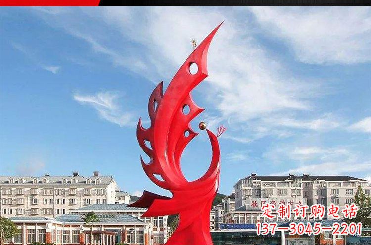 绵阳高雅大气的不锈钢凤凰雕塑