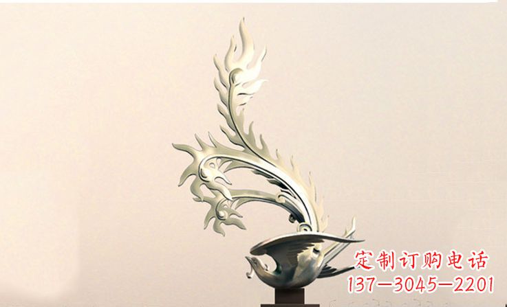 绵阳精致的不锈钢凤凰雕塑