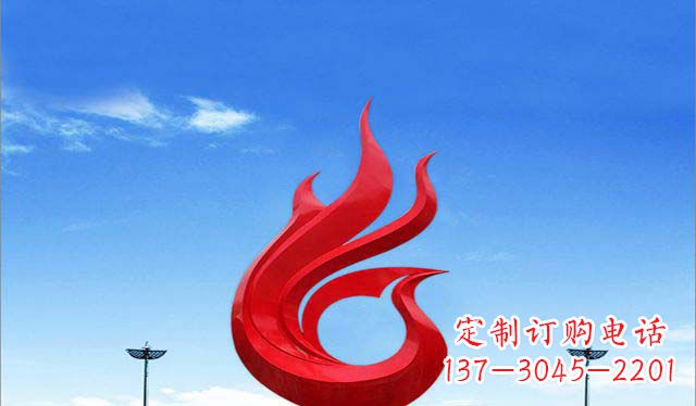 绵阳优雅定制,高贵不锈钢凤凰雕塑