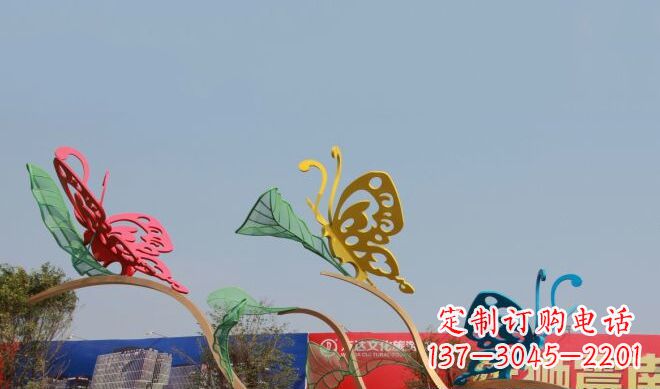 绵阳中领雕塑|不锈钢定制蝴蝶雕塑