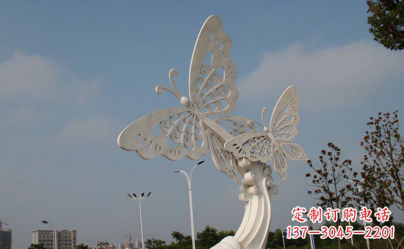 绵阳完美的蝴蝶不锈钢雕塑