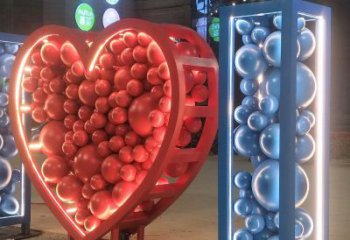 绵阳艺术级不锈钢字母雕塑