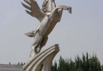绵阳不锈钢飞马——室外城市雕塑的新趋势
