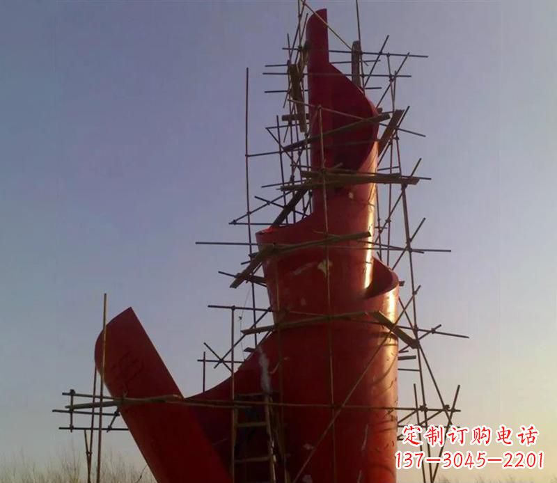 绵阳不锈钢火炬景观雕塑