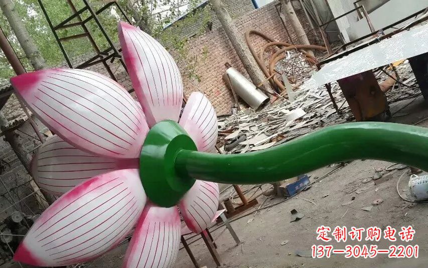 绵阳中领雕塑-精致无比的不锈钢莲花雕塑