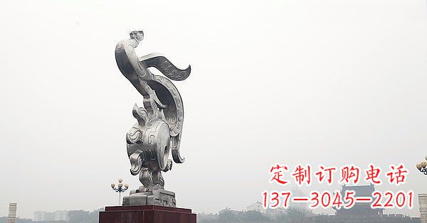 绵阳炫丽凤凰,景观雕塑精美绝伦