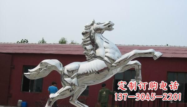 绵阳中领雕塑-不锈钢动物雕塑