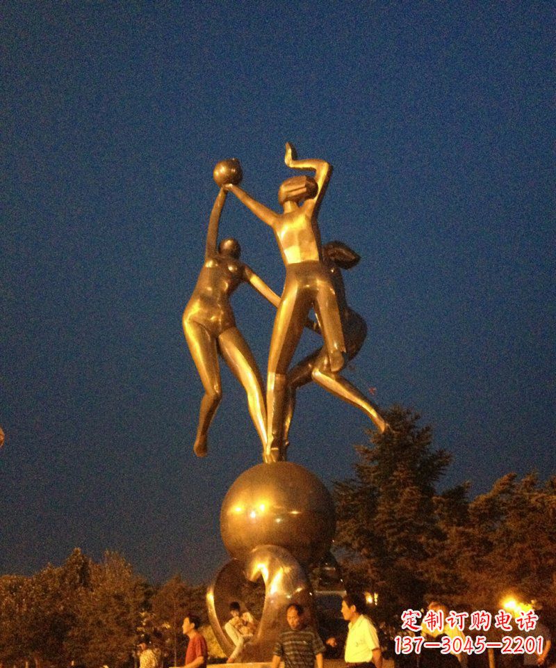 绵阳艺术化尽展,欣赏活力女孩景观铜雕