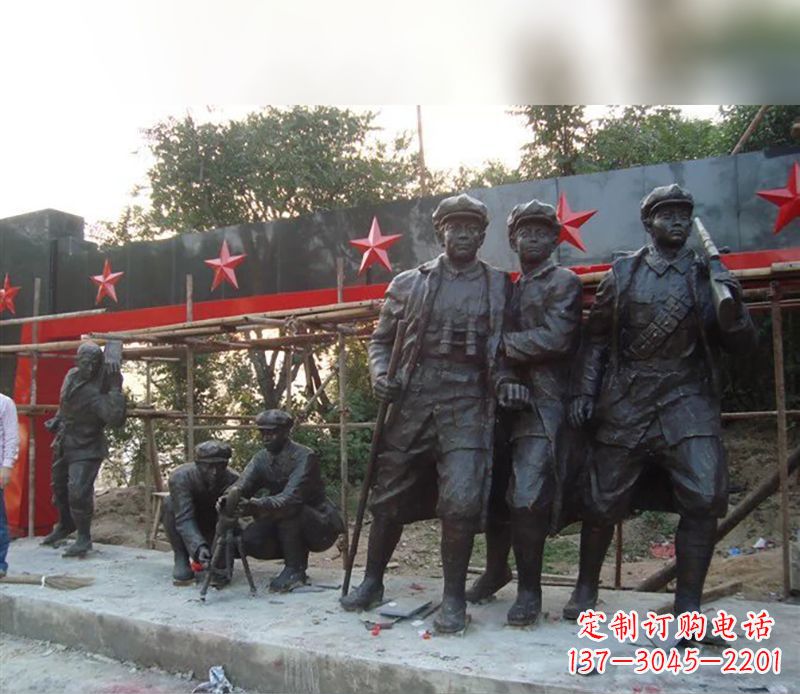 绵阳定制红军雕塑,标志着嘉年华的荣耀