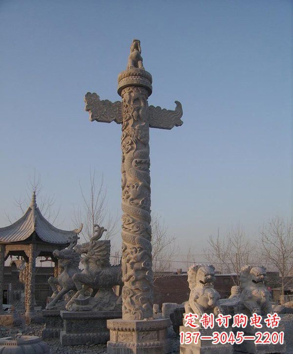 绵阳动感华表雕塑,为广场增添艺术魅力