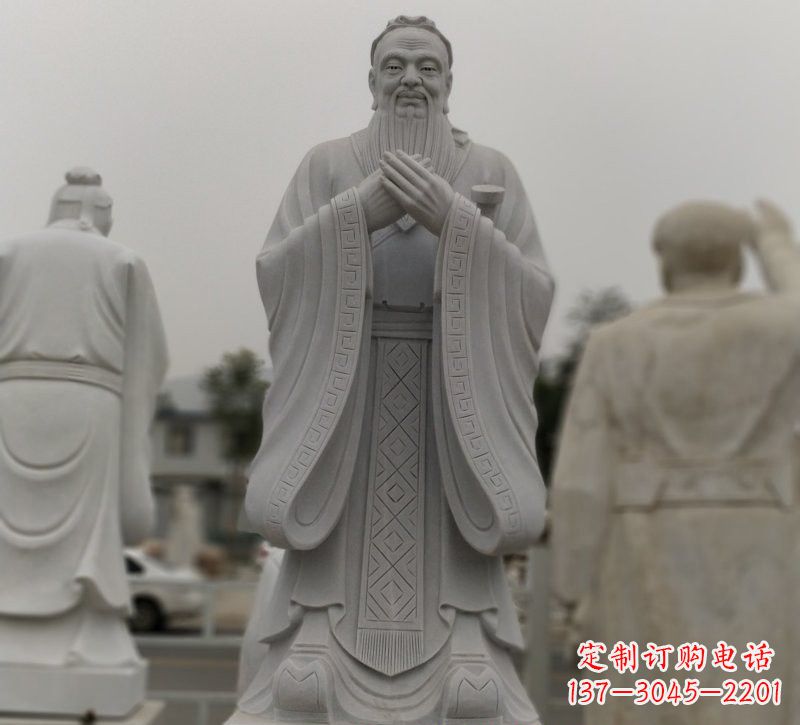 绵阳中领雕塑:铸造传统文化,精致的大理石孔子石雕