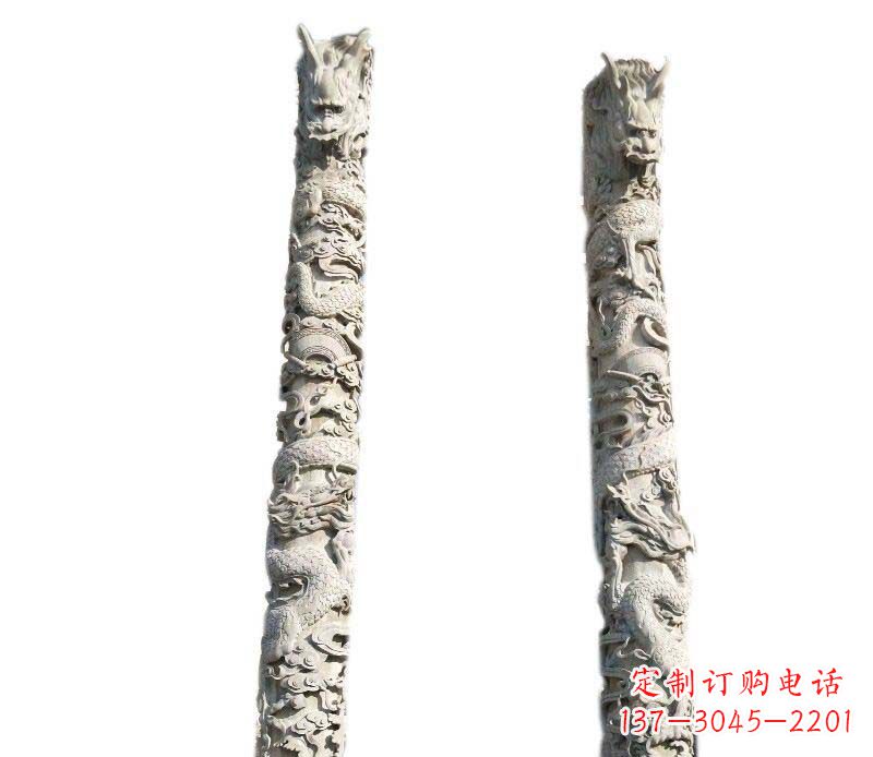 绵阳欣赏传统工艺,邀请专业大理石龙柱雕塑
