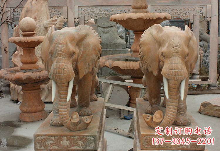 绵阳精美制作,经典无双的大象雕塑