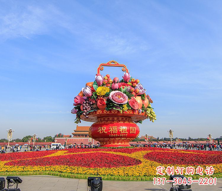 绵阳大型不锈钢花篮雕塑,艺术缔造美好景观