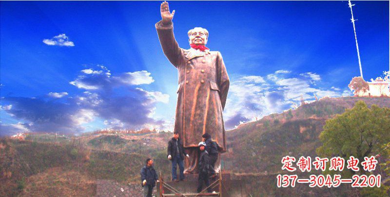 绵阳大型毛主席伟人铜雕