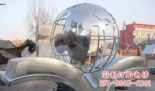 绵阳艺术地球,传承贵族气派的不锈钢雕塑