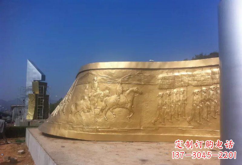 绵阳锻铜书卷雕塑,精美永恒