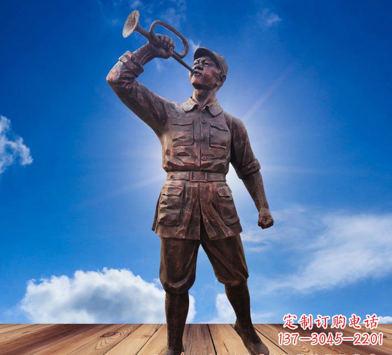 绵阳领雕塑:具有历史意义的红军铜雕