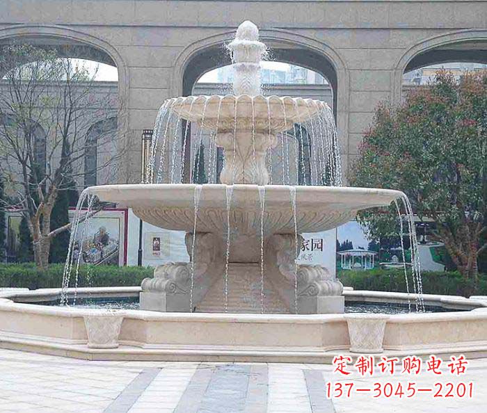 绵阳广场景观大型喷泉石雕