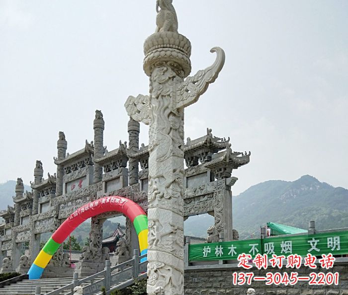 绵阳中领雕塑汉白玉华表石雕--专业的定制雕塑制作服务