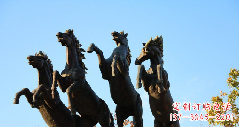 绵阳广场立马动物铜雕 (2)