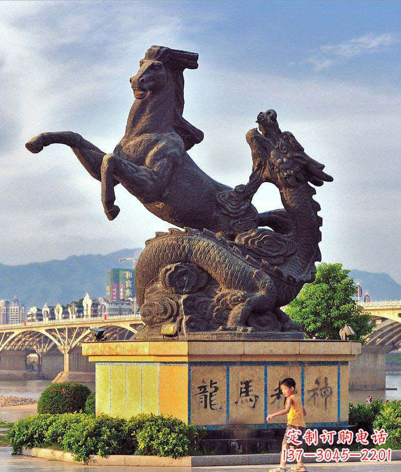 绵阳艺术般的动物铜雕,让您的广场龙马精神永存