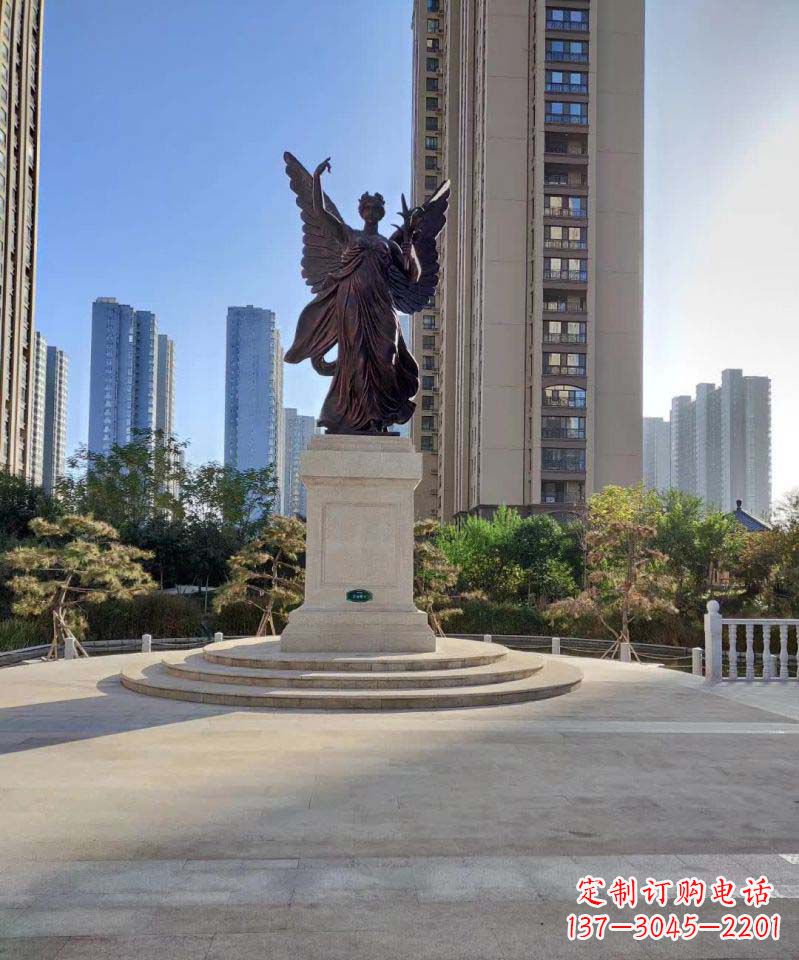 绵阳中领雕塑:精致的女神铜雕