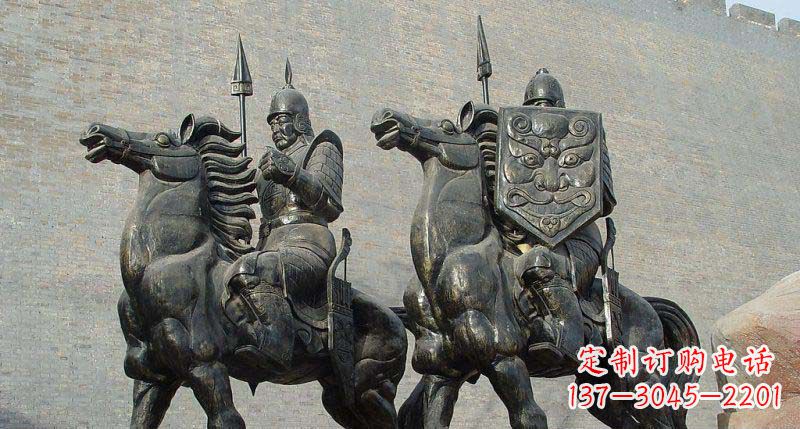 绵阳中领雕塑推出的将军铜雕以古代将军的形象为…