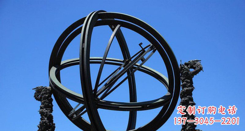 绵阳华丽外观,古老意蕴——青铜浑天仪雕塑