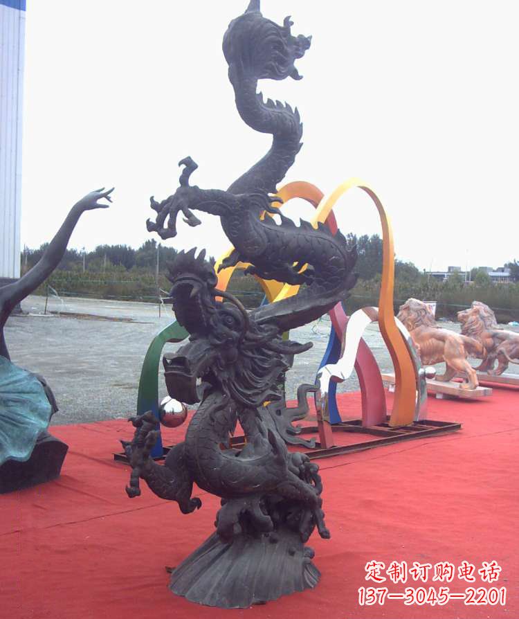 绵阳精美铜雕龙,汇聚古典气息