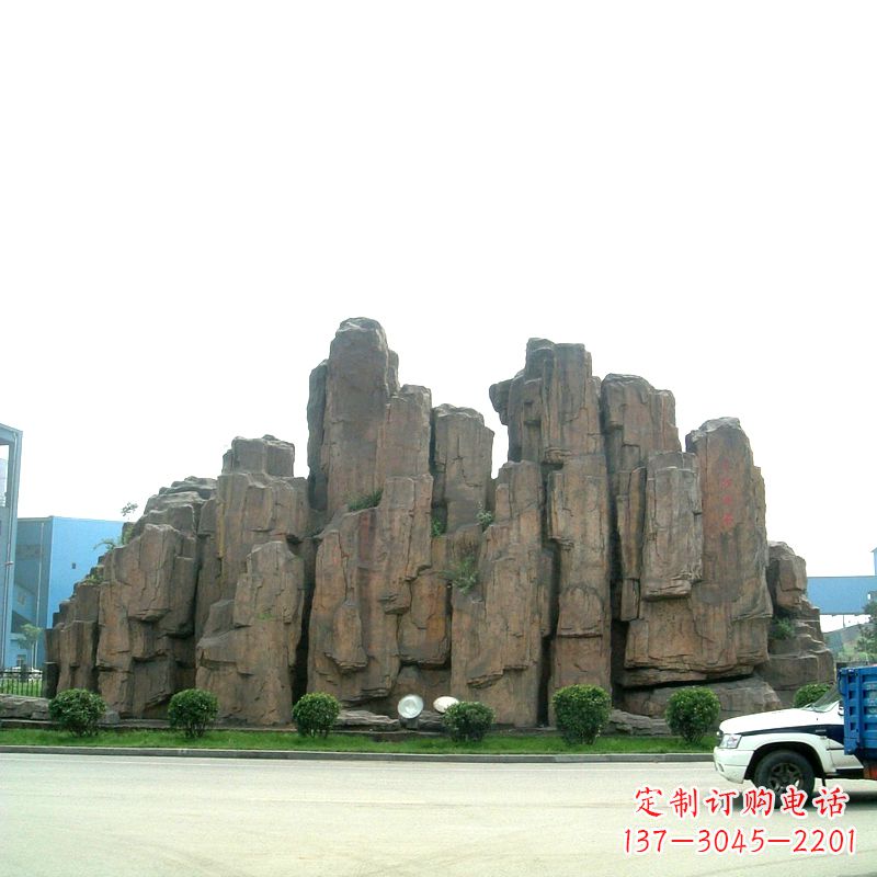 绵阳广场塑石假山雕塑