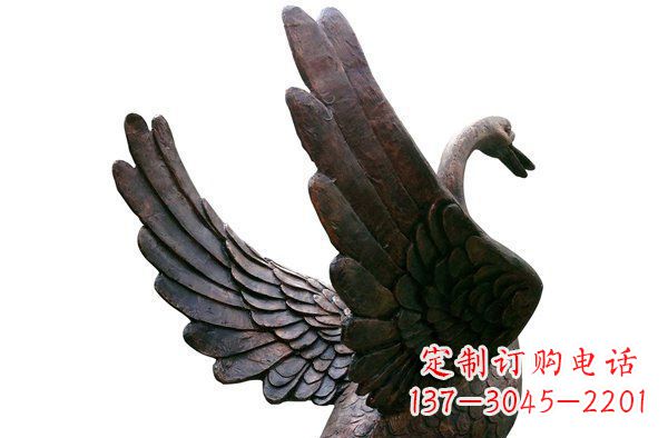 绵阳广场天鹅动物铜雕